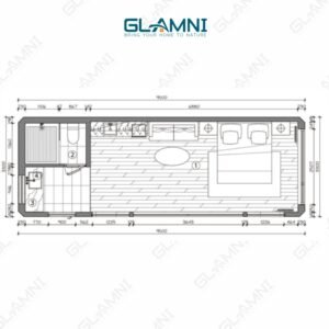 glamni capsule house A50 CAD