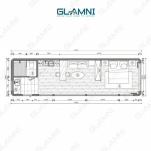 glamni capsule house A70 CAD