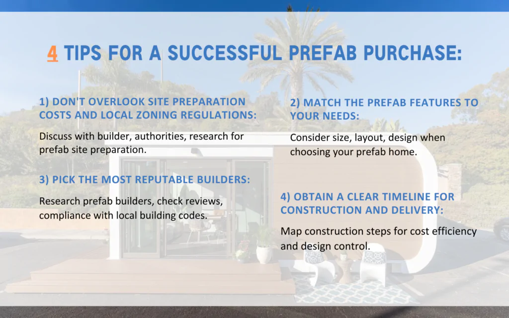 prefab house tips